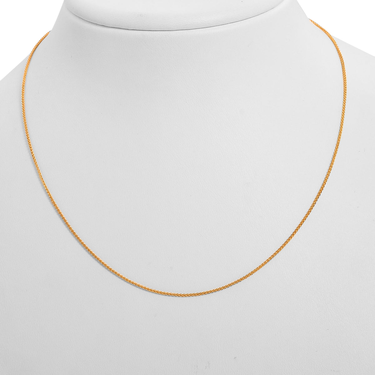 Spigakette, ca. 45 cm, 750 Gelbgold ca. 2,40g