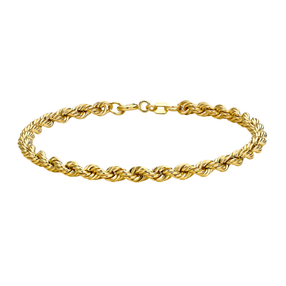 Kordel Armband ca. 19 cm, 375 Gelbgold ca. 2,20g