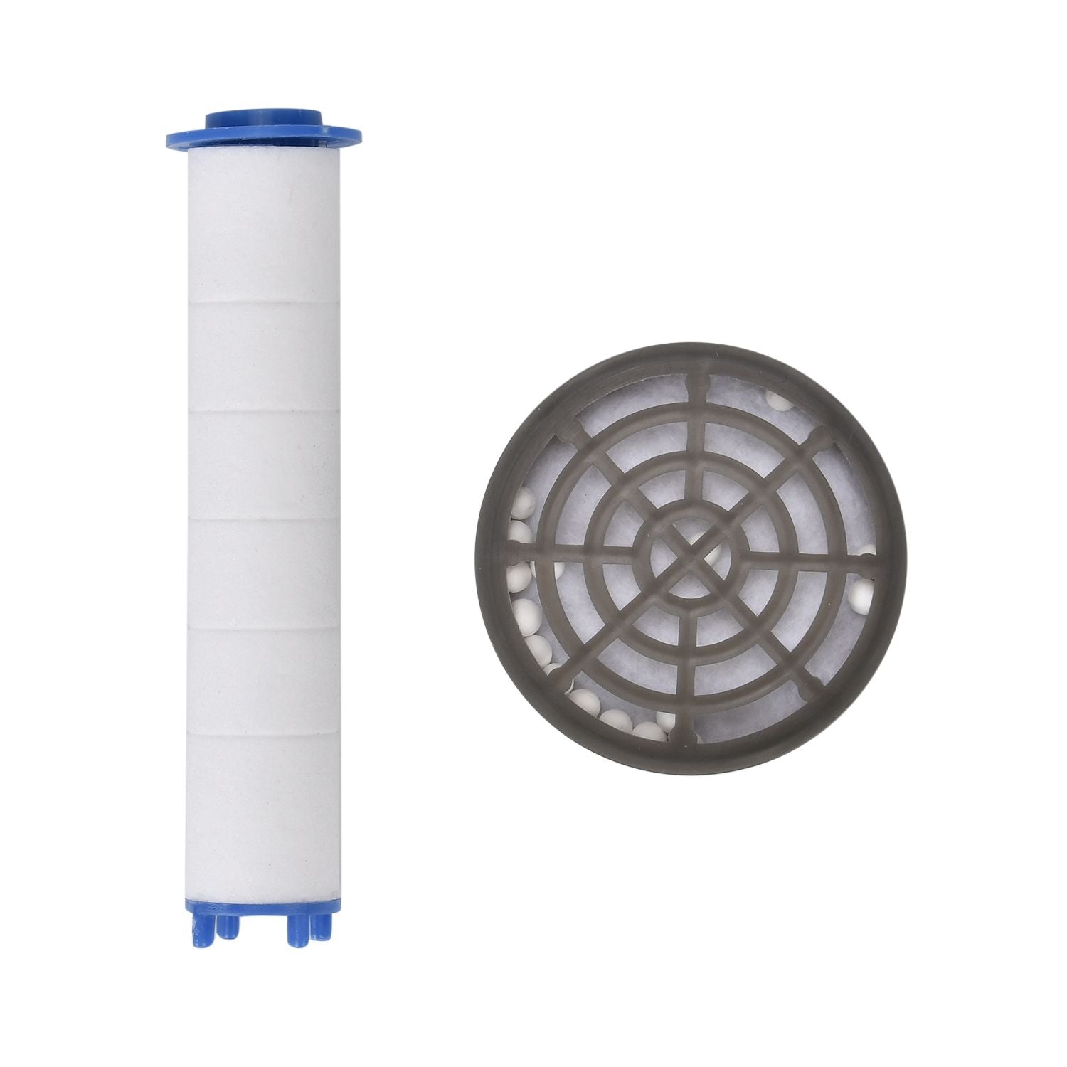 5er-Set Austauschbare Wasserfilter,  Weiß und Schwarz, ABS,10cm Filterelement, 5.5cm Filterbox