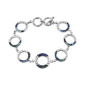 Abalone Muschel Armband ca. 19 cm 925 Silber ca. 8.00 ct