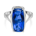Ceylon Farbe Quarz Ring Edelstahl (Größe 17.00) ca. 5,94 ct