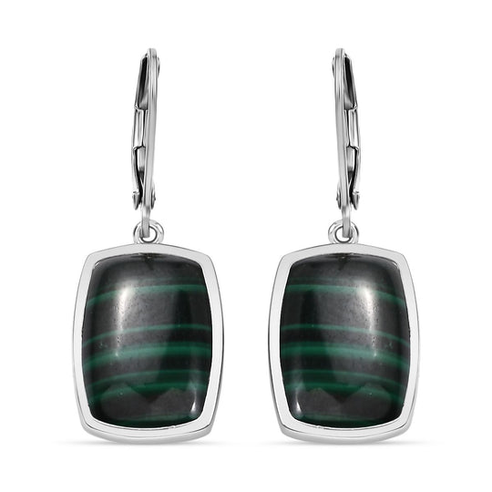 Lila Türkis Ohrringe  Edelstahl ca. 11.49 ct