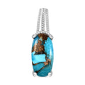 Blauer Türkis-Anhänger - 4,64 ct.