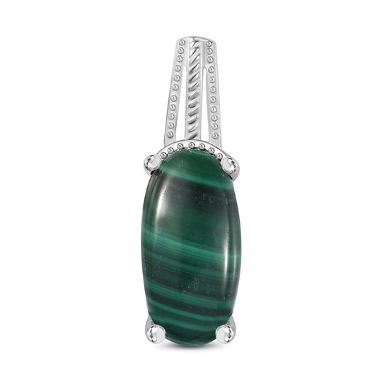 Grüner Türkis Anhänger 925 Silber ca. 4.52 ct