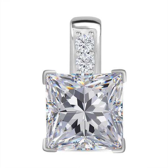 LUSTRO STELLA - Rosa Zirkonia Anhänger 925 Silber