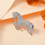 Weißer Diamant Anhänger 925 Silber platiniert ca.