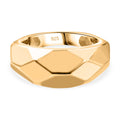 925 Silber Gelbgold Vermeil Ring, (Größe 17.00) ca. 5,18g
