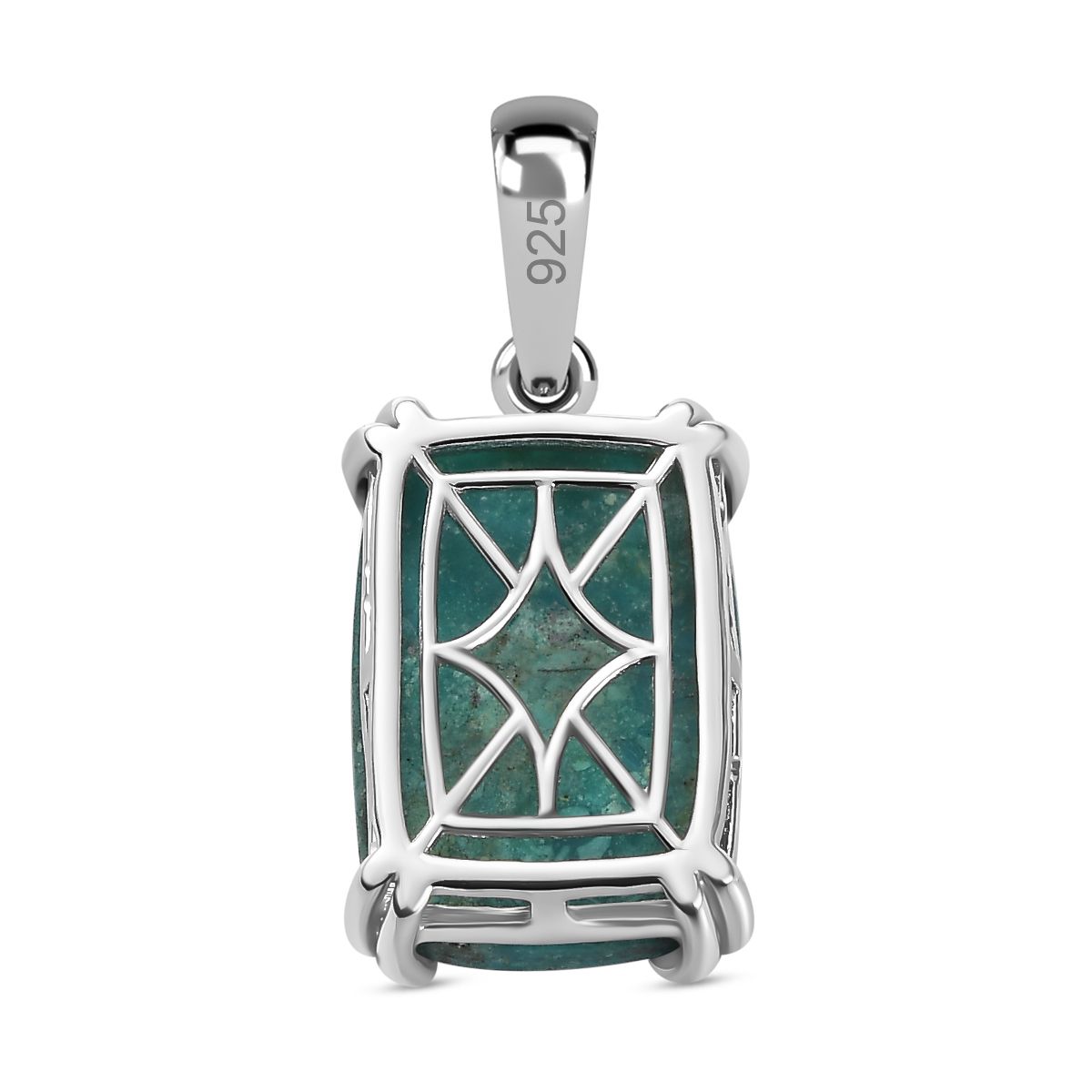 AA Opalina Anhänger 925 Silber rhodiniert ca. 10,64 ct.