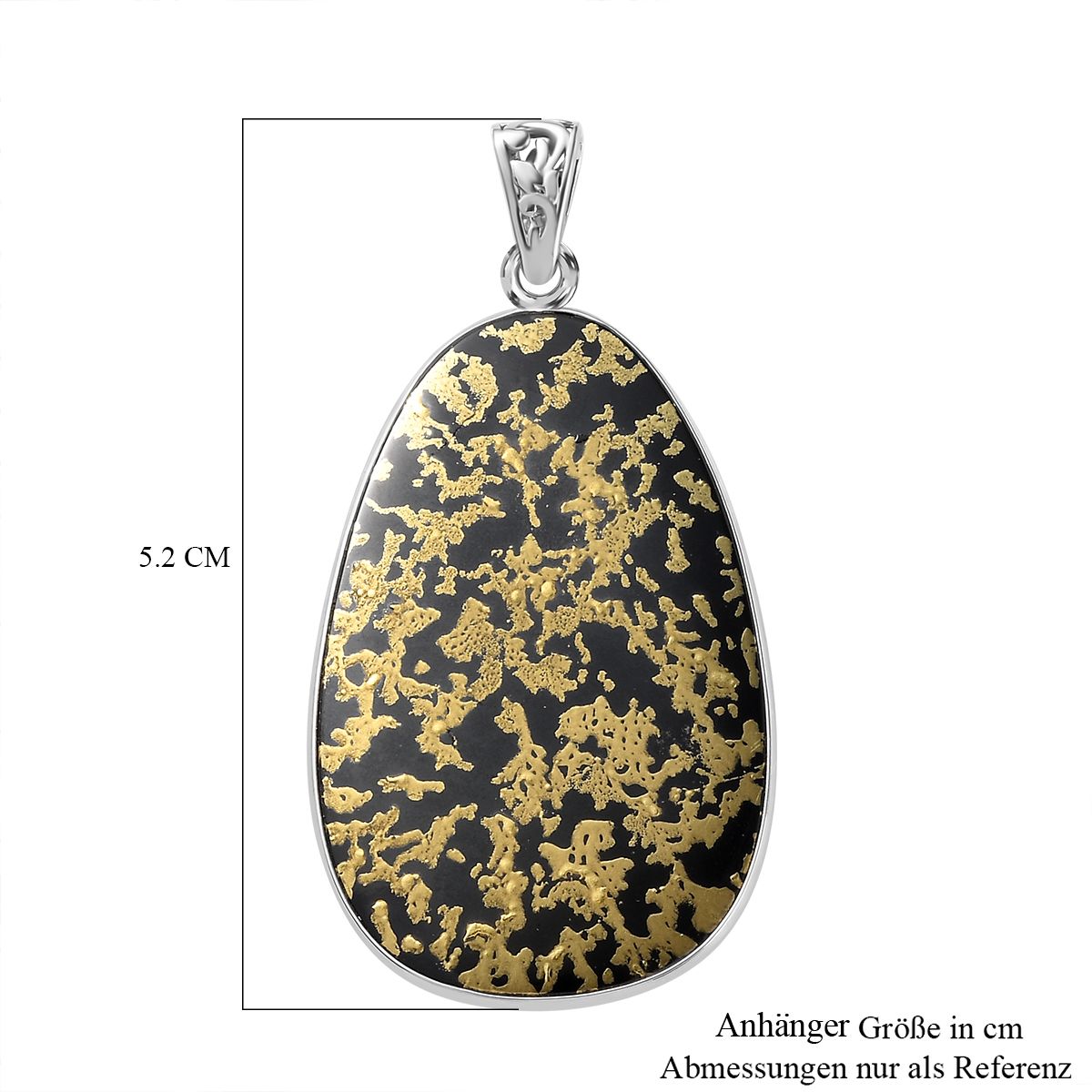 Tucson Exklusive- Goldenite Anhänger 925 Silber rhodiniert ca. 29.30 ct