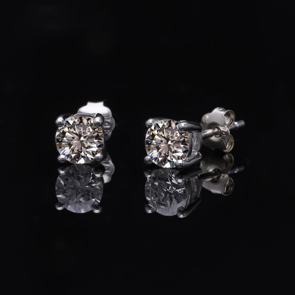 Im Labor gewachsener Diamant VS Ohrringe 585 Gold ca. 1,00 ct.