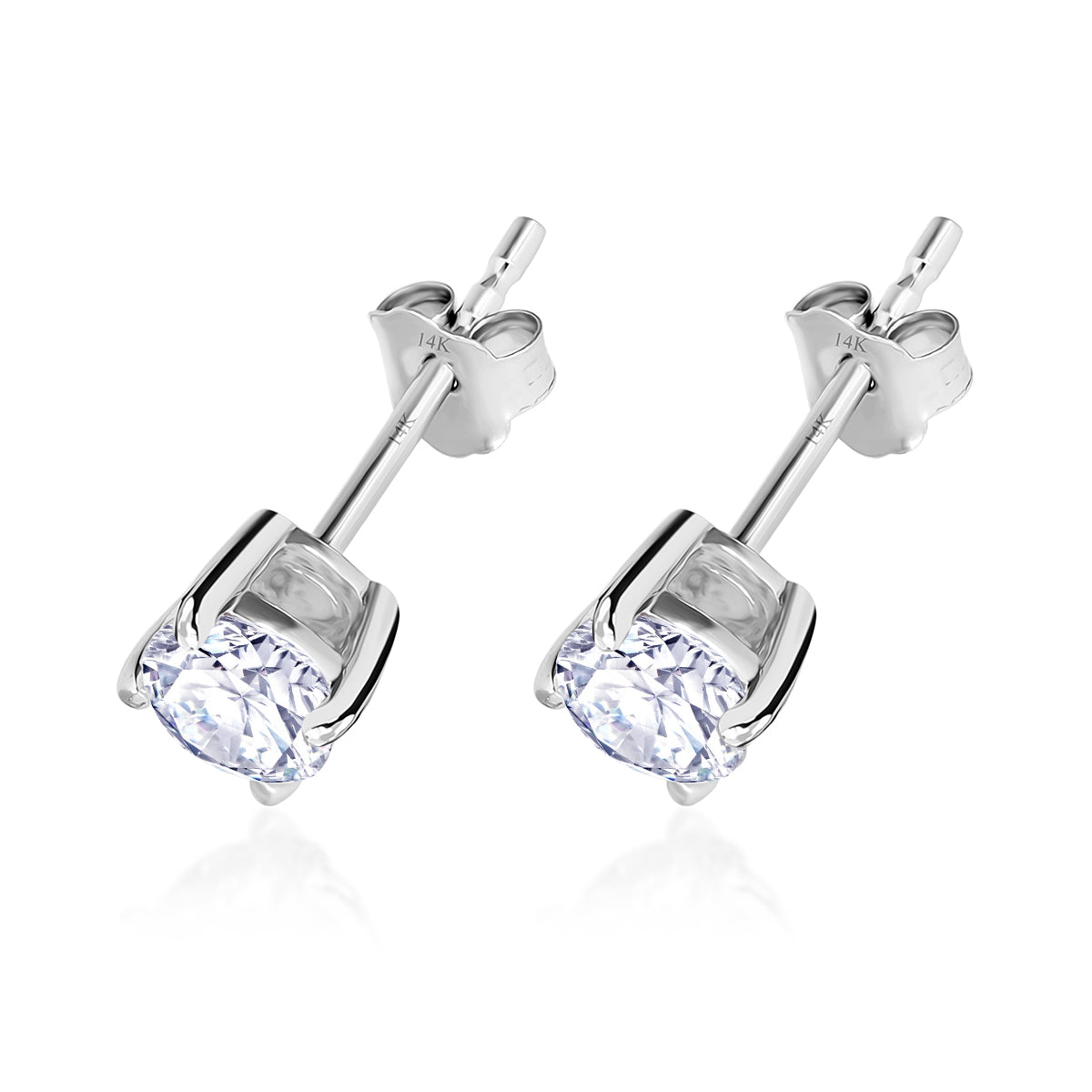 Im Labor gewachsener Diamant VS Ohrringe 585 Gold ca. 1,00 ct.