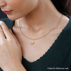 Weißer Diamant P3 Anhänger 925 Silber Gelbgold Vermeil