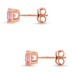 LUXURIANT DIAMOND - Lab Grown Rosa Diamant (VS-Vivid Pink) Ohrringe, SGL zertifiziert, 585 Gold ca. 1.00 ct