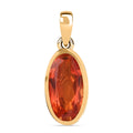 Padparadscha Triplett Quarz Anhänger - 3,50 ct.