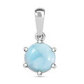 Larimar Anhänger, ca. 2,78 ct.