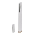 BEAUTECH Mini Sonic Pfirsichflaum-Entferner - 2-in-1 Dermaplaning & Augenbrauen-Trimmer, mit 6 Ersatzklingen und LED-Funktion, Größe: 13x2,7x1,1 cm