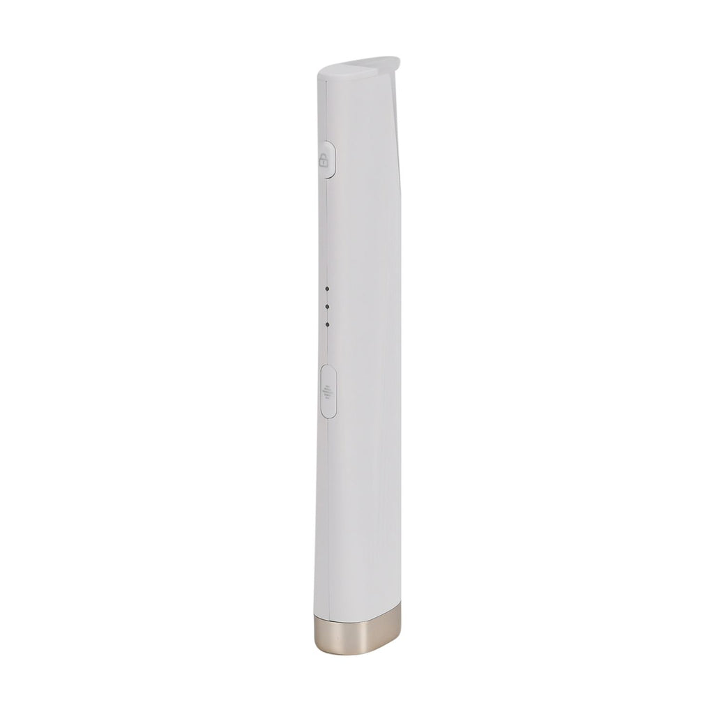 BEAUTECH Mini Sonic Pfirsichflaum-Entferner - 2-in-1 Dermaplaning & Augenbrauen-Trimmer, mit 6 Ersatzklingen und LED-Funktion, Größe: 13x2,7x1,1 cm