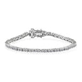 LUXURIANT SGL zertifiziertes VS-EF Labor Diamant Armband in 585 Weißgold, 19 cm - 5 ct.