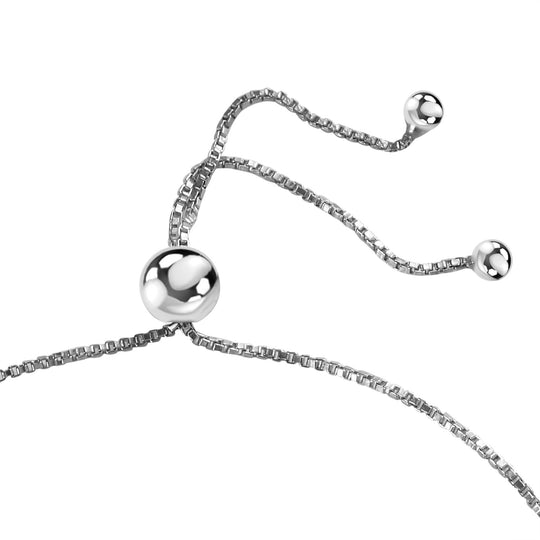 Masoala Saphir (Fissure gefüllt) Armband ca. 26.75 cm 925 Silber platiniert ca. 1.45 ct