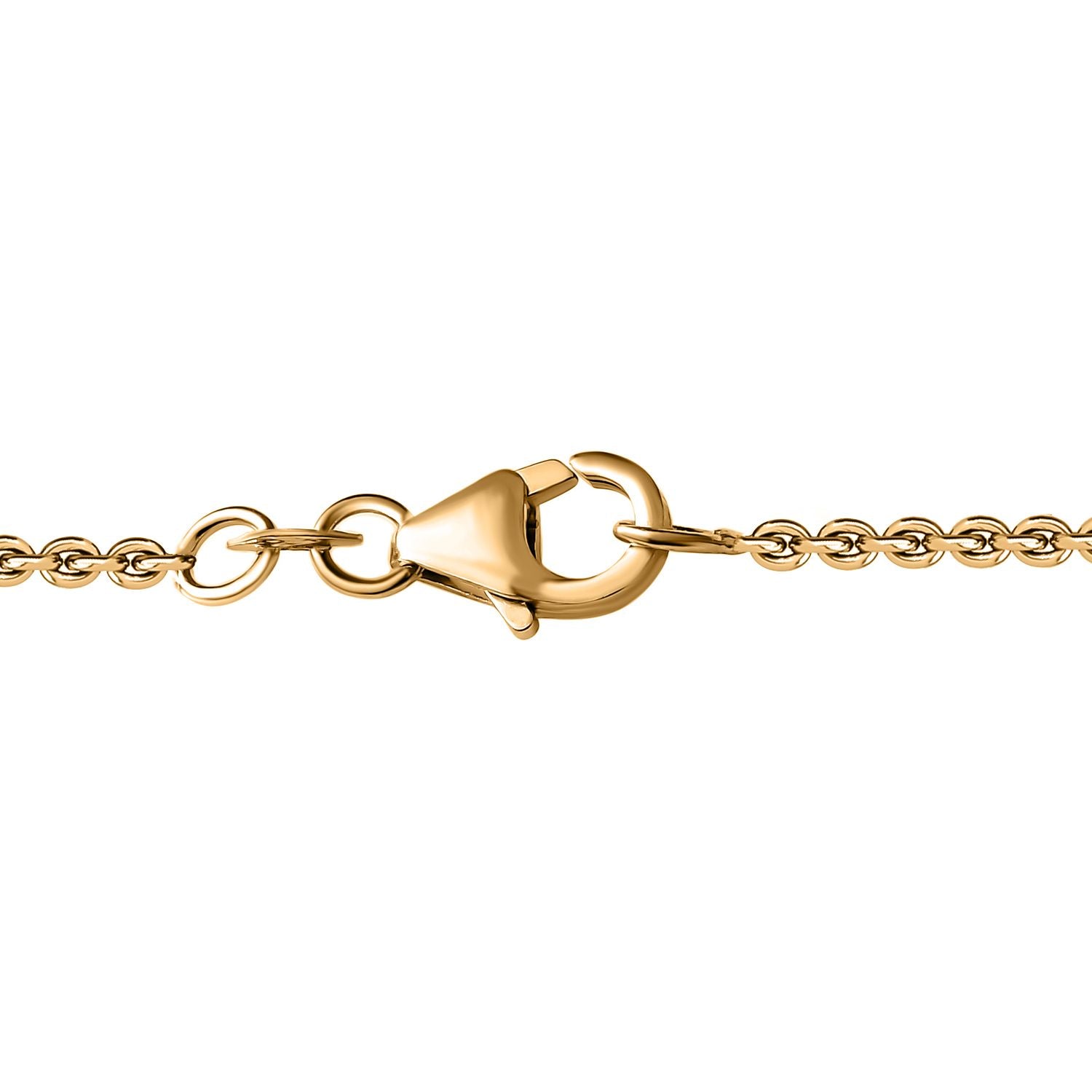 Kanchanaburi Blauer Saphir, Weißer Diamant Halskette ca. 45 cm 925 Silber Gelbgold Vermeil ca. 0,22 ct.