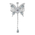 2,65 ct. Moissanit Schmetterling Anhänger