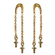 585 Gelb Vergoldet