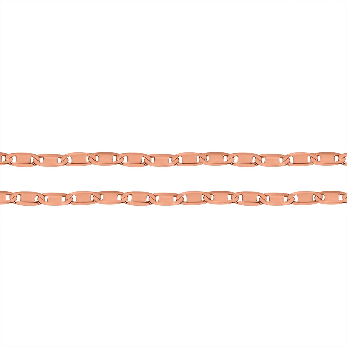 925 Silber rosévergoldetKette ca. 60 cm ca. 2,60g