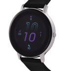 STRADA Hiwatch Plus Smartwatch - Schwarz-Goldenes Gehäuse mit Silikonarmband, umfassende Gesundheits- und Sportfunktionen, Bluetooth 5.0