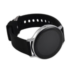 STRADA Hiwatch Plus Smartwatch - Schwarz-Goldenes Gehäuse mit Silikonarmband, umfassende Gesundheits- und Sportfunktionen, Bluetooth 5.0