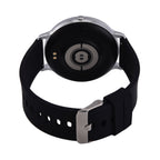 STRADA Hiwatch Plus Smartwatch - Schwarz-Goldenes Gehäuse mit Silikonarmband, umfassende Gesundheits- und Sportfunktionen, Bluetooth 5.0