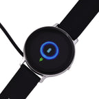 STRADA Hiwatch Plus Smartwatch - Schwarz-Goldenes Gehäuse mit Silikonarmband, umfassende Gesundheits- und Sportfunktionen, Bluetooth 5.0