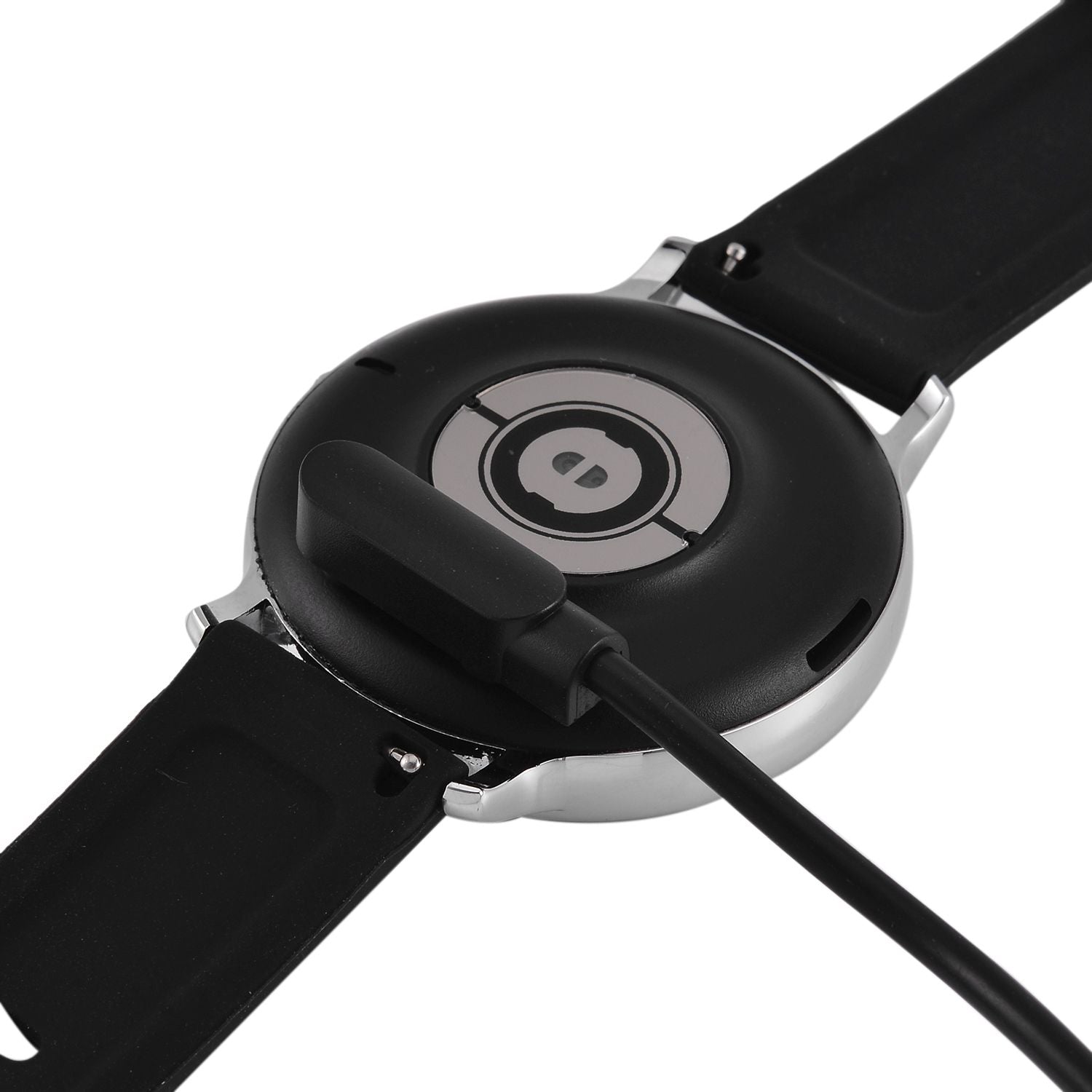 STRADA Hiwatch Plus Smartwatch - Schwarz-Goldenes Gehäuse mit Silikonarmband, umfassende Gesundheits- und Sportfunktionen, Bluetooth 5.0