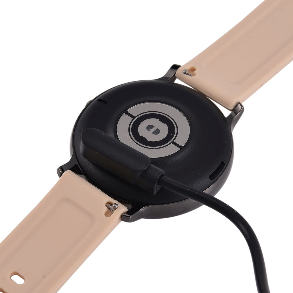 STRADA Hiwatch Plus Smartwatch - Schwarz-Goldenes Gehäuse mit Silikonarmband, Multisportmodi und Gesundheitsüberwachung, Bluetooth 5.0