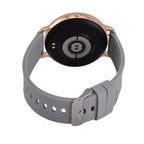 STRADA Hiwatch Plus Elegante Smartwatch - Roségold mit Grauem Silikonarmband, umfassende Gesundheits- und Sportfunktionen, Bluetooth 5.0