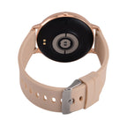 Hiwatch Plus Elegante Smartwatch - Roségold mit Goldenem Silikonarmband, Multifunktional mit Gesundheits- und Sportfunktionen, Bluetooth 5.0