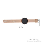 Hiwatch Plus Elegante Smartwatch - Roségold mit Goldenem Silikonarmband, Multifunktional mit Gesundheits- und Sportfunktionen, Bluetooth 5.0