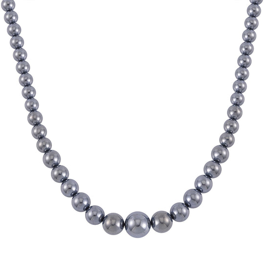 Terahertz Halskette ca. 50 cm 925 Silber rhodiniert ca. 595.00 ct