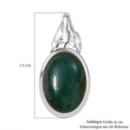Grüner Aventurin Anhänger 950 Kupfer  ca. 6.59 ct