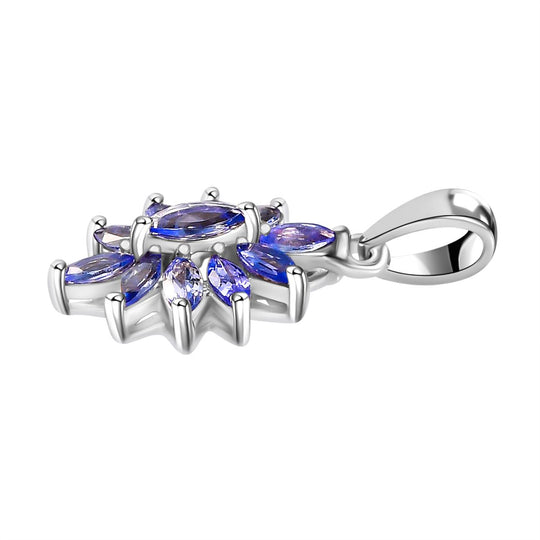 Feueropal Anhänger 925 Silber rhodiniert ca. 0.63 ct