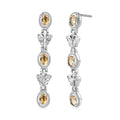 Citrin Ohrringe - 2,91 ct.