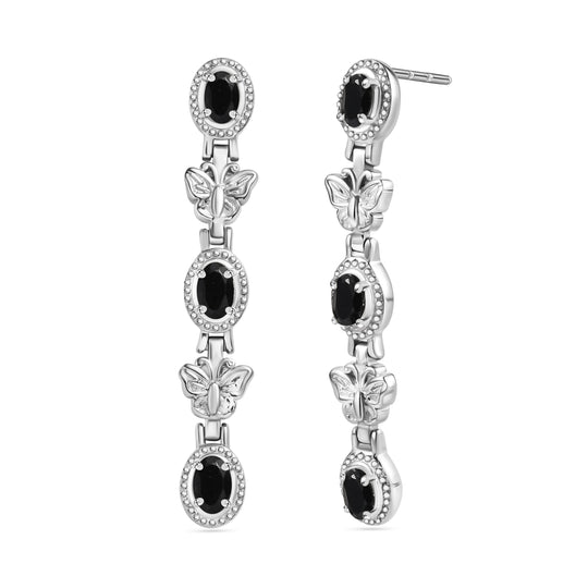 Citrin Ohrringe  Edelstahl ca. 2.91 ct