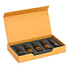SQIN Botanicals - Discovery Set - Kumkumadi: Gesichtsöl, Nachtgel, Gesichtscreme, Gesichtsserum, Cold Cream, je 5ml (gesamt 25ml)