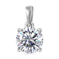 Moissanit Anhänger, 925 Silber rhodiniert - 1,73 ct.