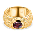 Orissa Rose Granat Ring Messing (Größe 17.00) ca. 1,41 ct