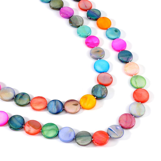 Mehrfarbig Edelsteine Kette 46 cm ca. 400,00 ct.
