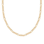 Figarokette ca. 50 cm, 585 Gelbgold ca. 1,60g