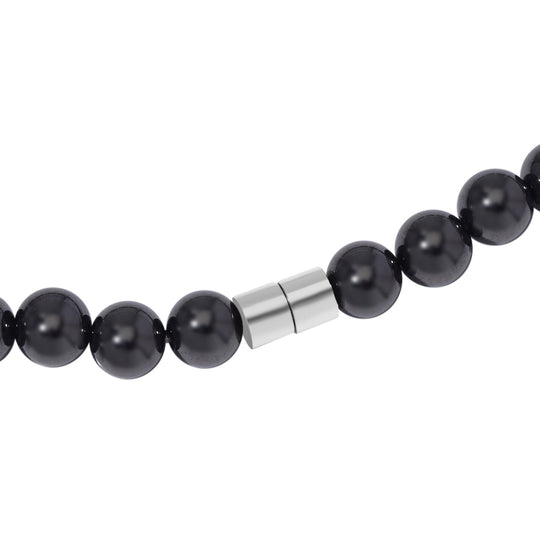 Shungit, Hämatit Halskette ca. 50 cm Reines Kupfer ca. 292.65 ct