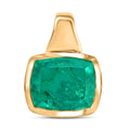 Smaragd Triplett Quarz Anhänger - 6,03 ct.