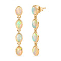 AA Natürlicher, äthiopischer Welo Opal Ohrringe - 2,03 ct.