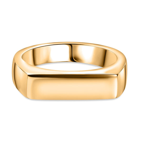 925 Silber 750 Gelbgold VermeilRing (Größe 17.00) ca. 7,13g
